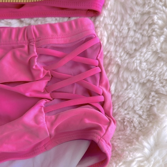 Adorable pink bakini. Bathing suit. Size 14 - Picture 6 of 6